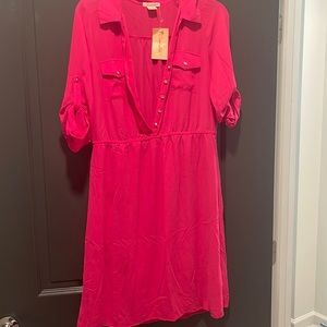 Dillards brand pink dress